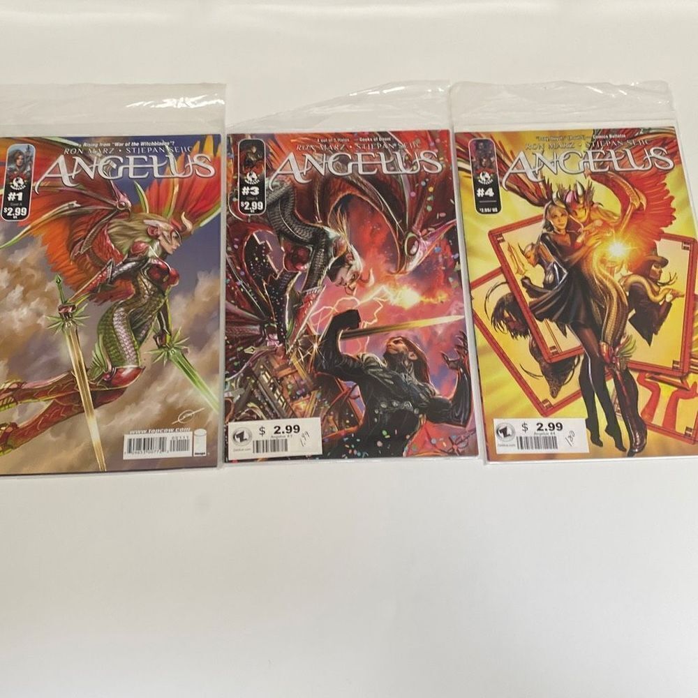 Lot 3 Angelus Comics Top Cow 2009 Witchblades #1 3 4 MINT